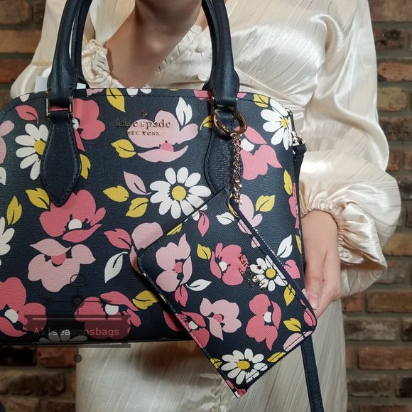 AUTHENTIC Kate Spade Darcy Satchel Road Trip with L-zip Key Chain Card HOLDER - Picture 2 of 10